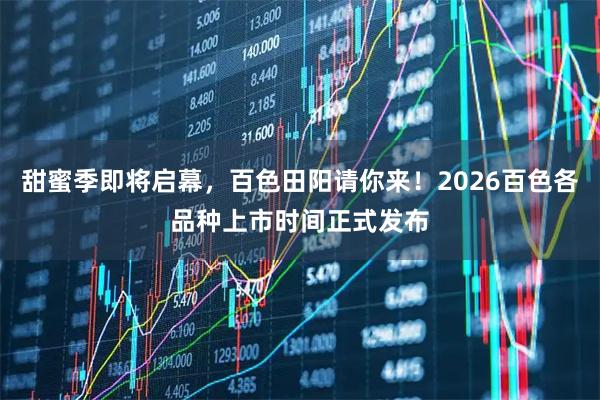 甜蜜季即将启幕，百色田阳请你来！2026百色各品种上市时间正式发布
